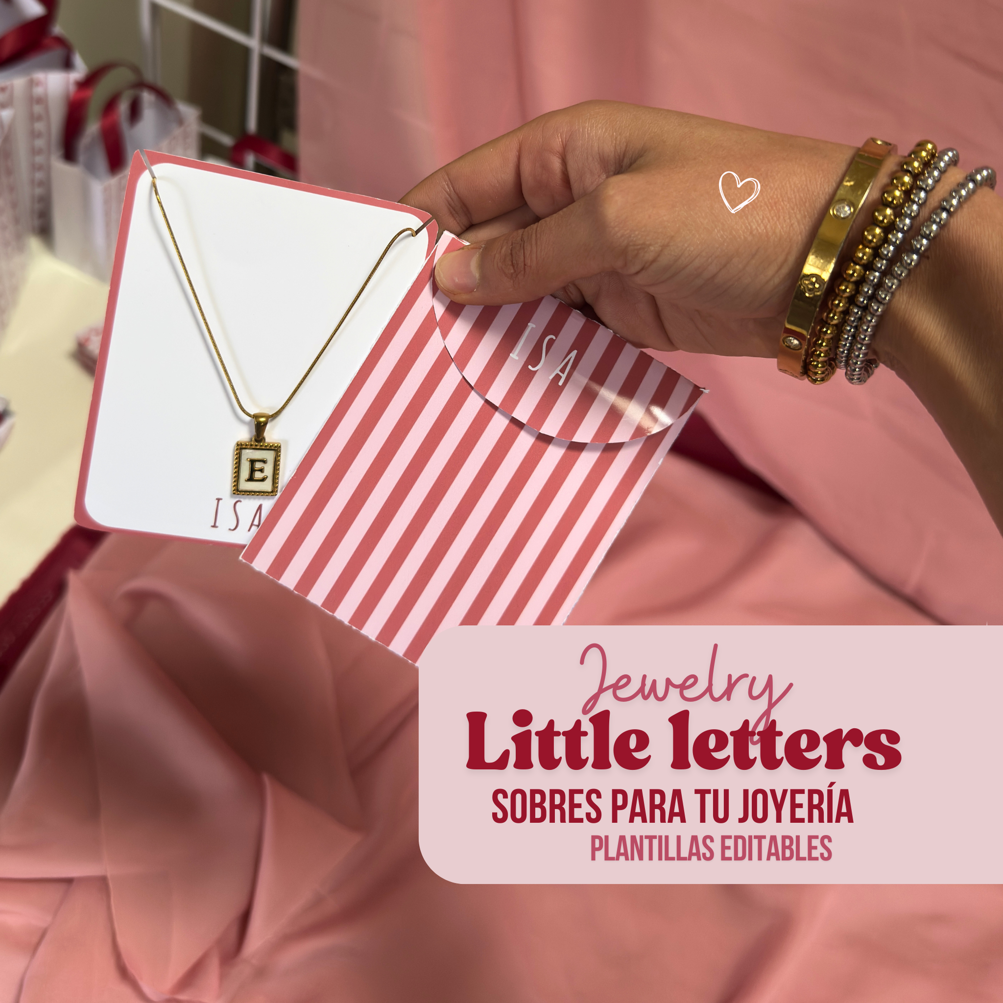 "Little Letters" Sobres para joyería
