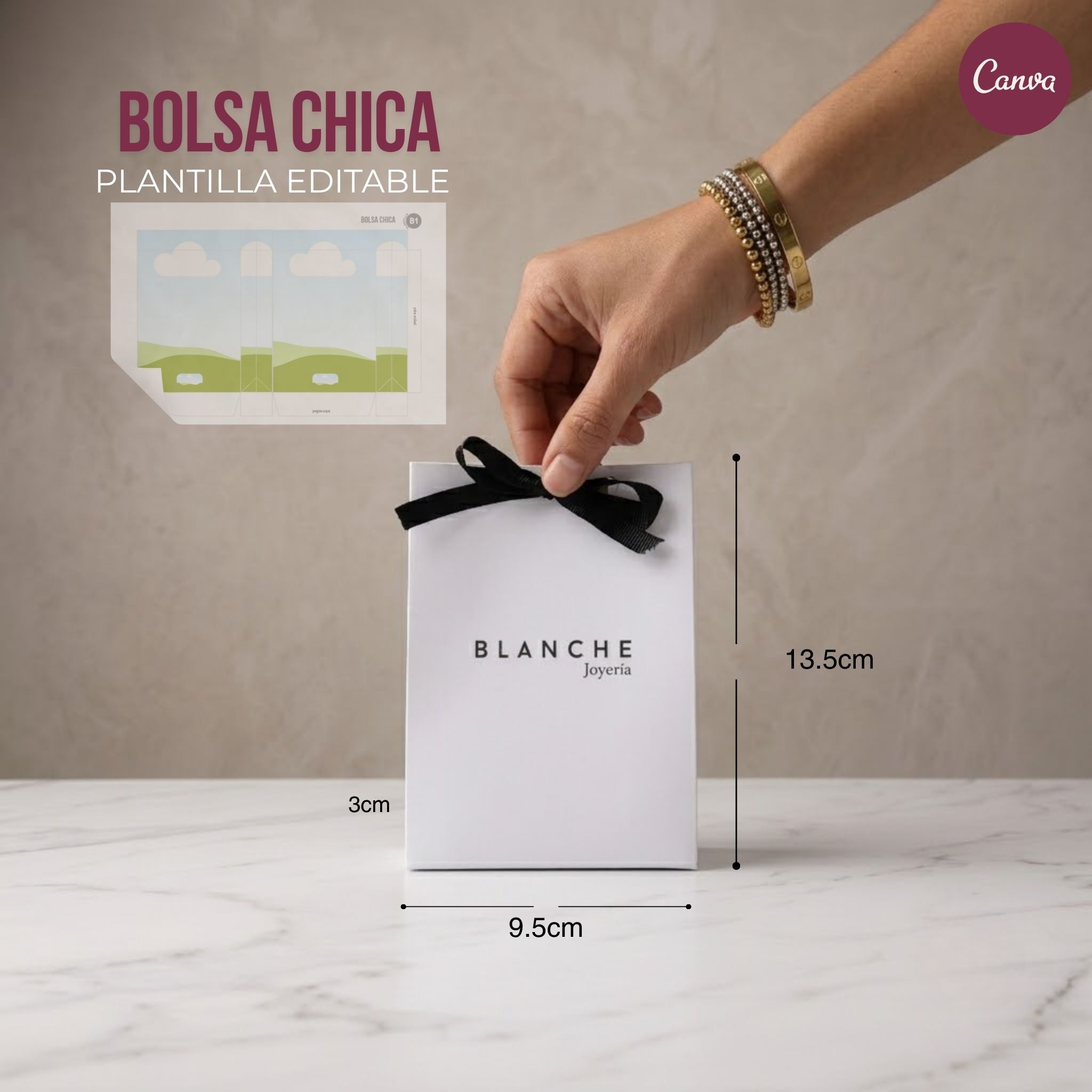 Bolsas Boutique-P. Editables (Pack o individual)