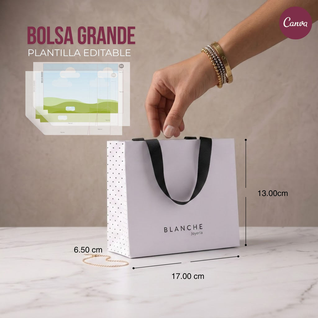 Bolsas Boutique-P. Editables (Pack o individual)