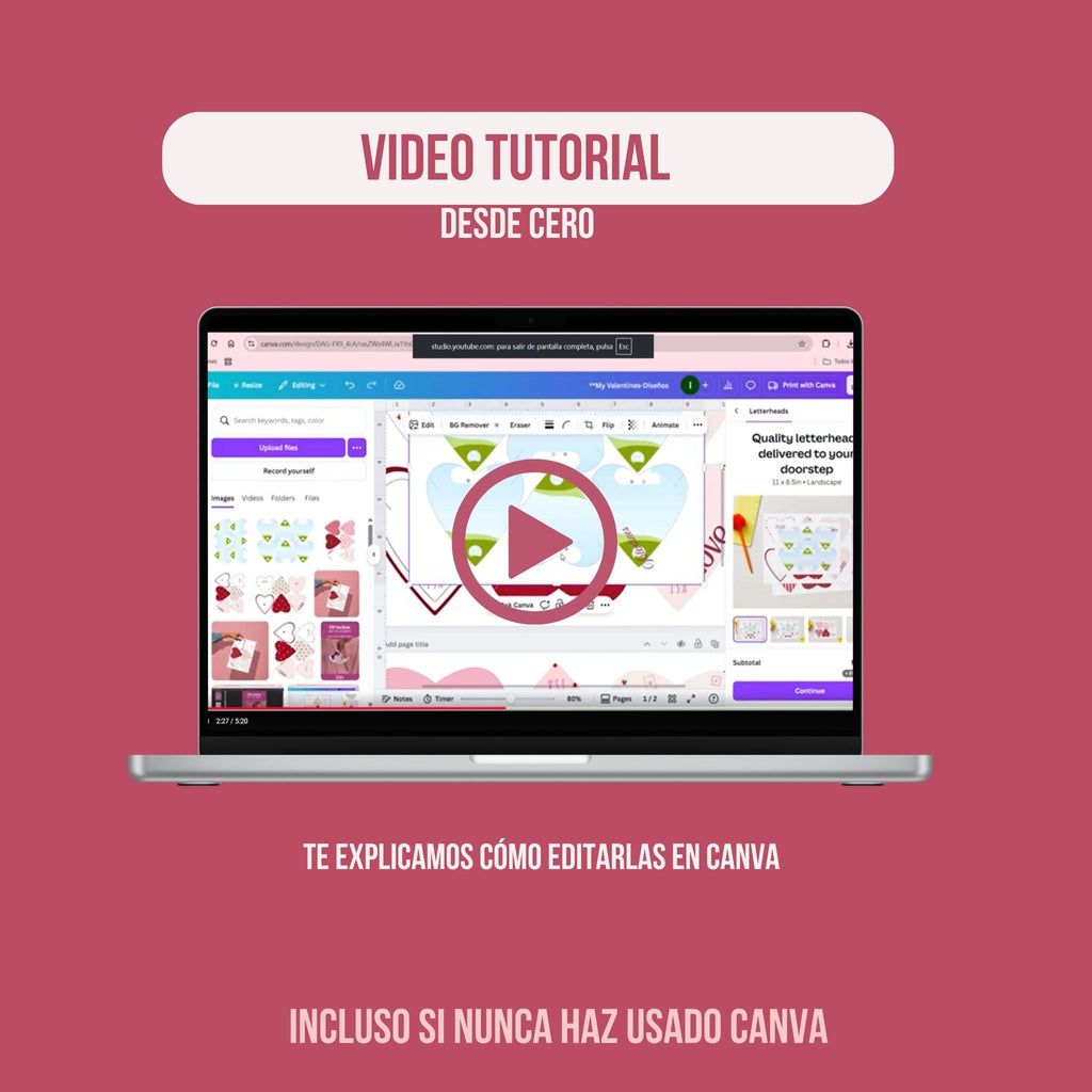 Corazones Isa-Editables