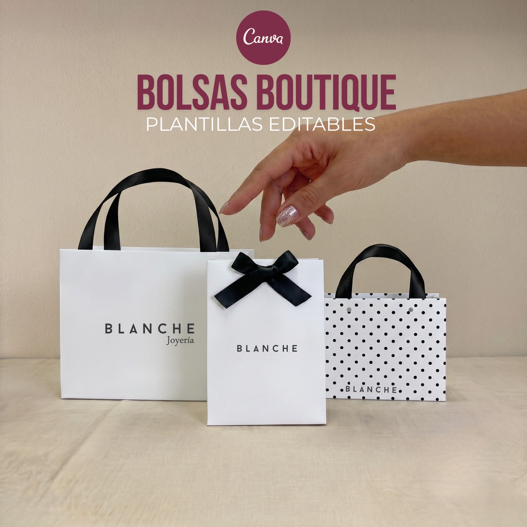 Bolsas Boutique-P. Editables (Pack o individual)