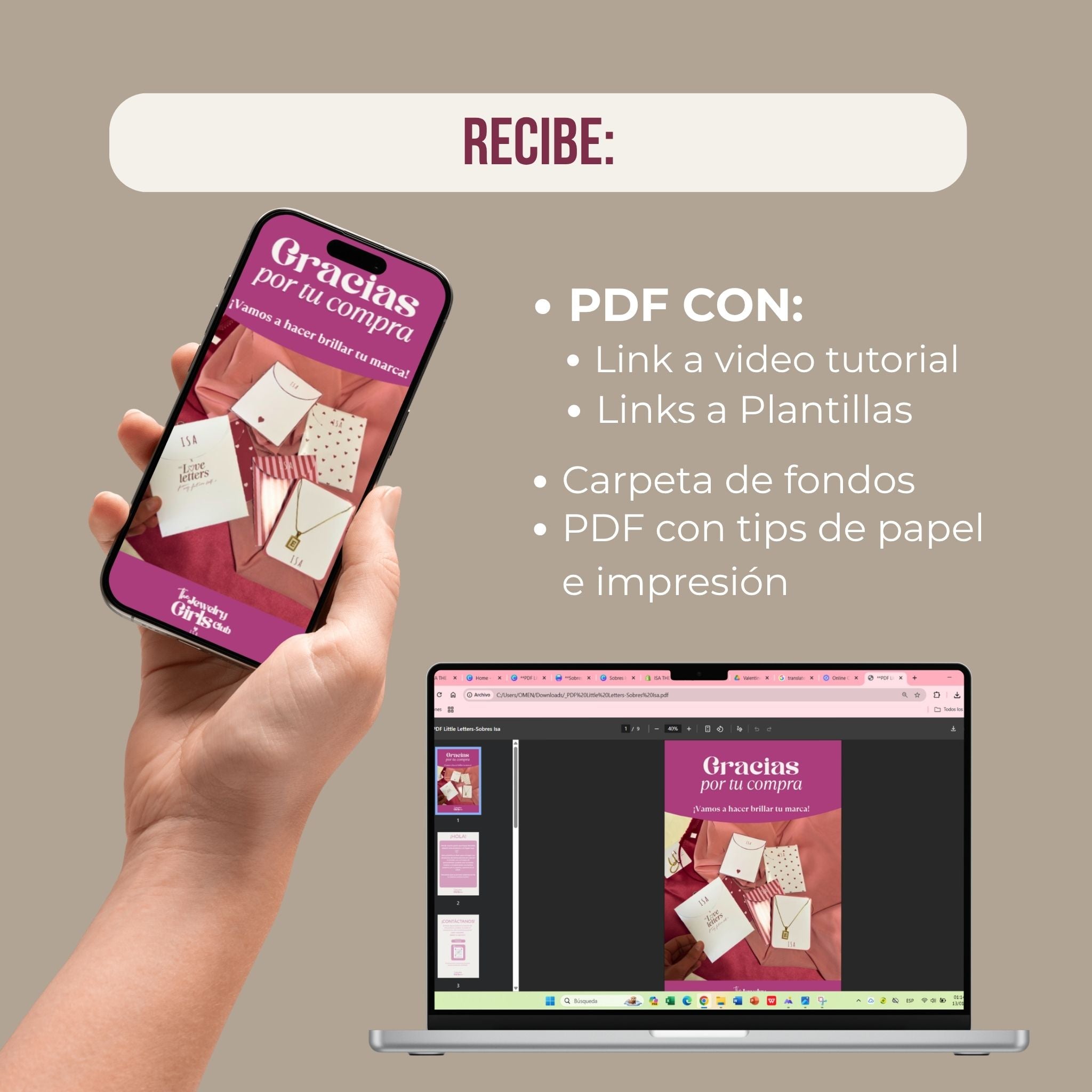 Cajas Boutique- Editables