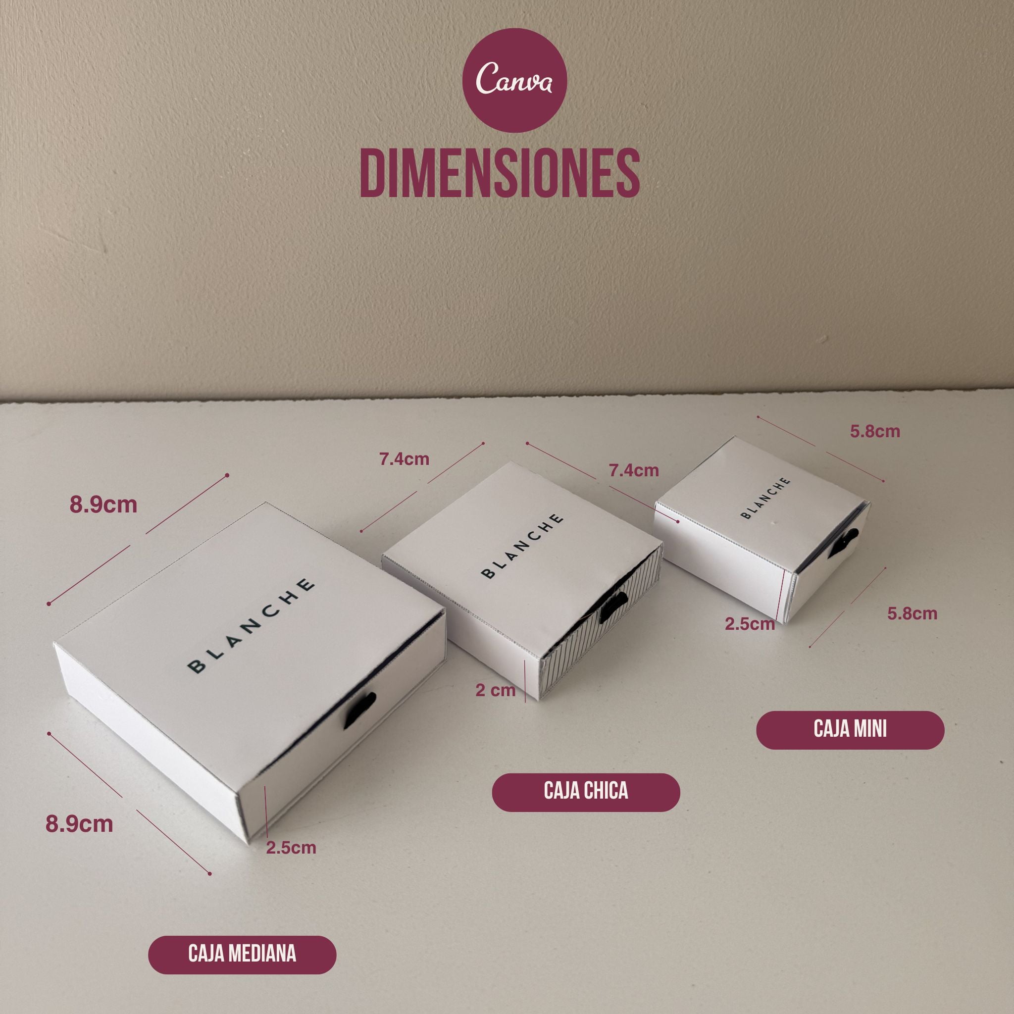 Cajas Boutique- Editables