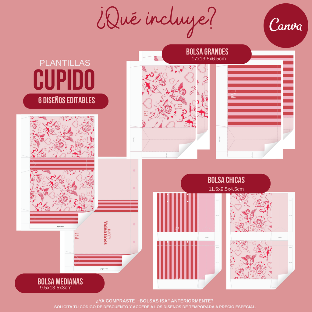 Pack: "Cupido"+Plantillas Base-Editables