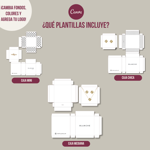 Cajas Boutique- Editables