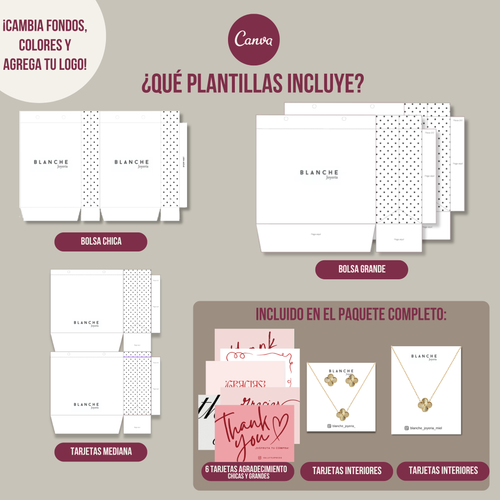 Bolsas Boutique-P. Editables (Pack o individual)