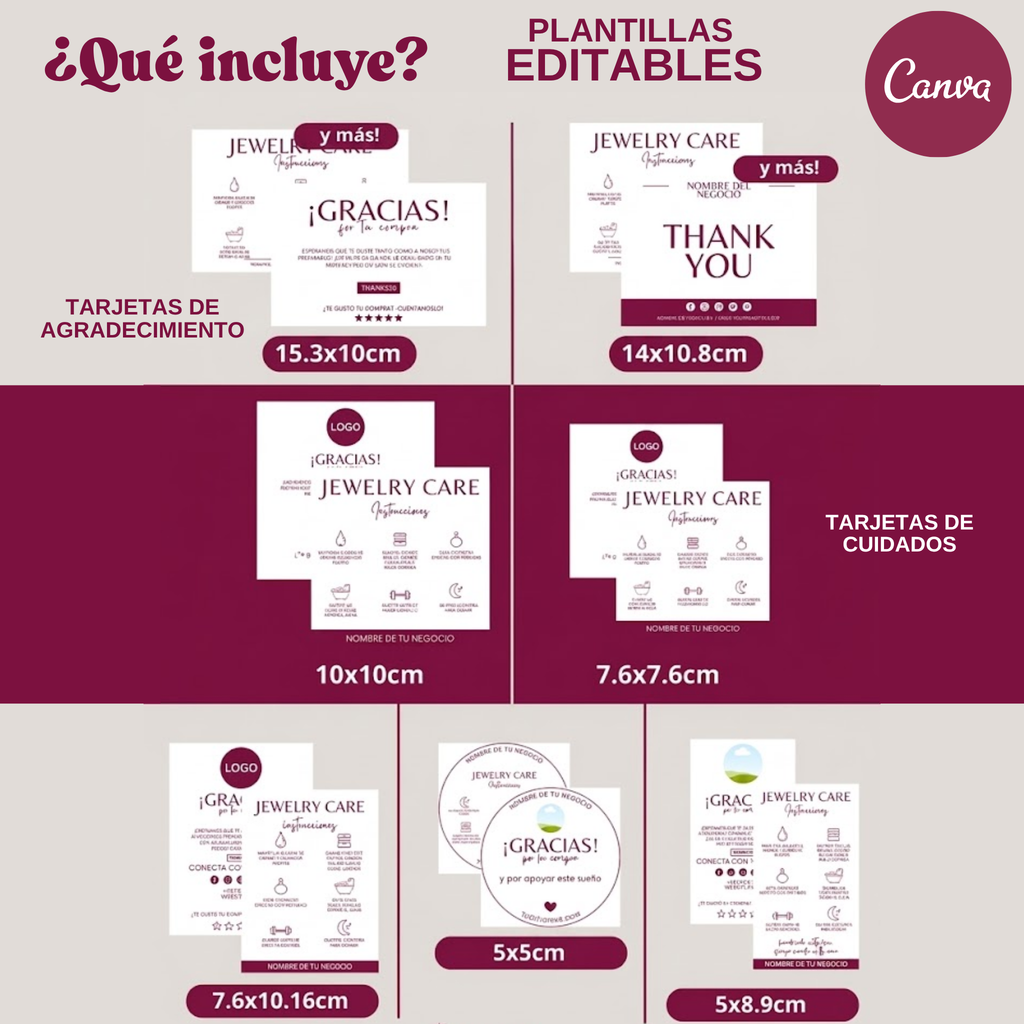 Pack Profesionaliza tu Negocio-Plantillas Editables