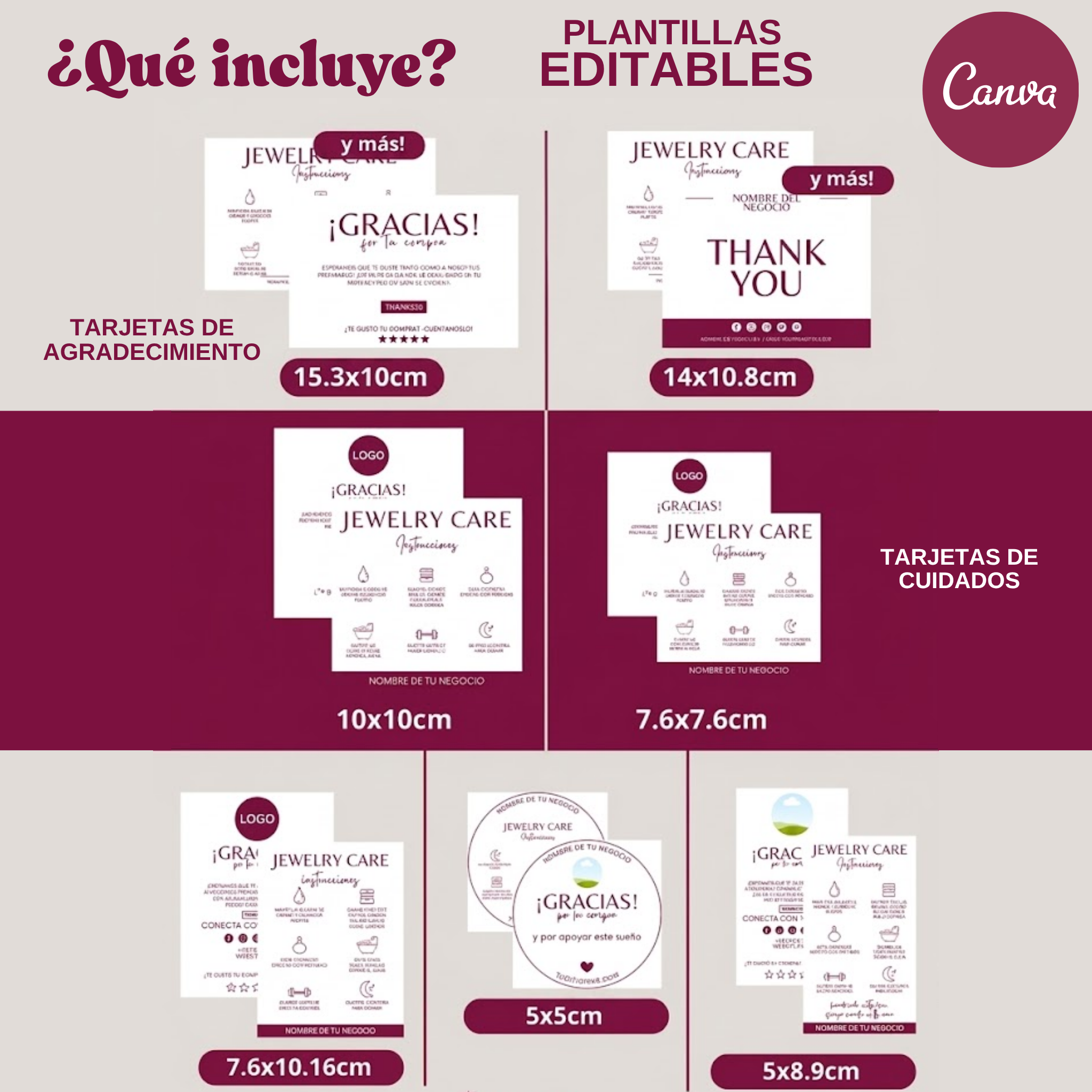 Pack Profesionaliza tu Negocio-Plantillas Editables