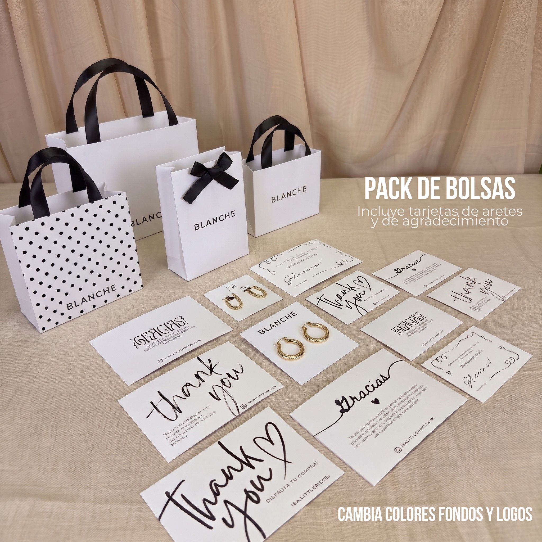 Bolsas Boutique-P. Editables (Pack o individual)