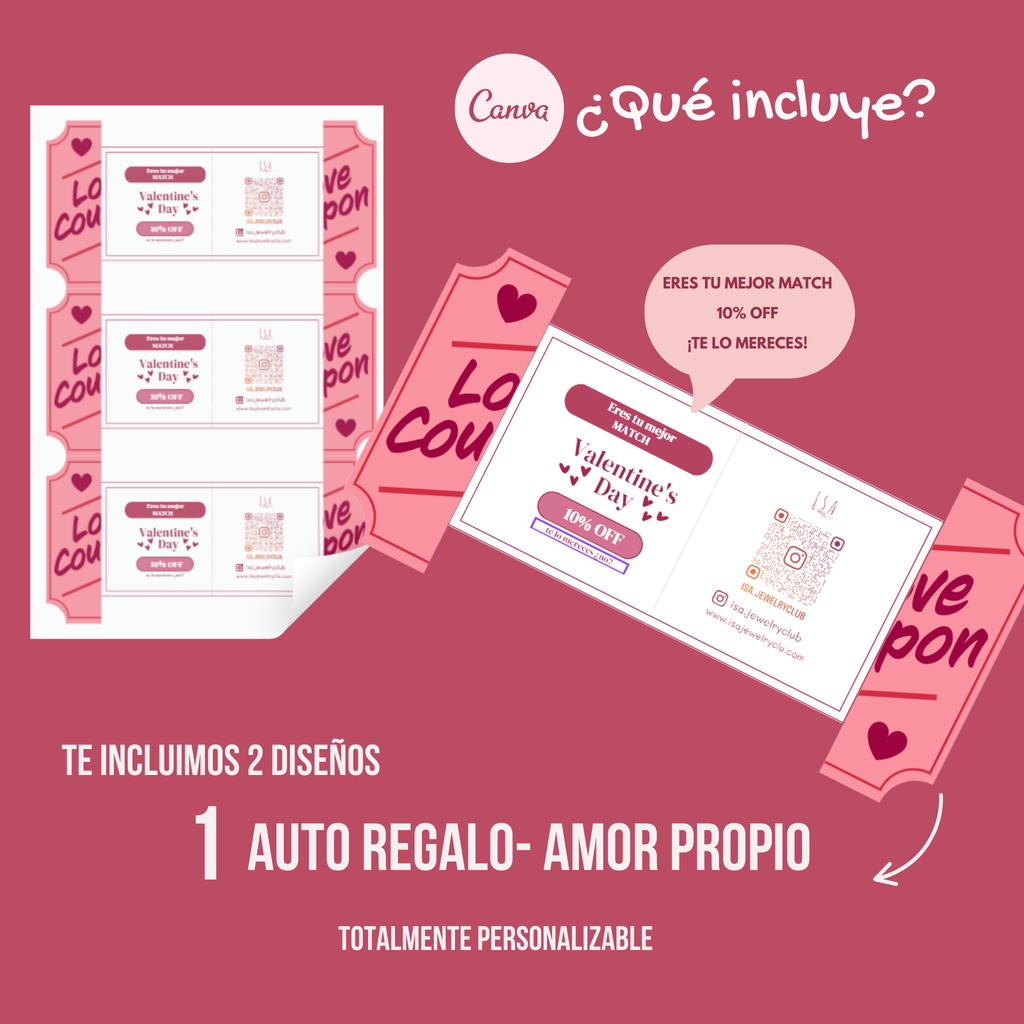 Publi "Love Coupon"- Editables