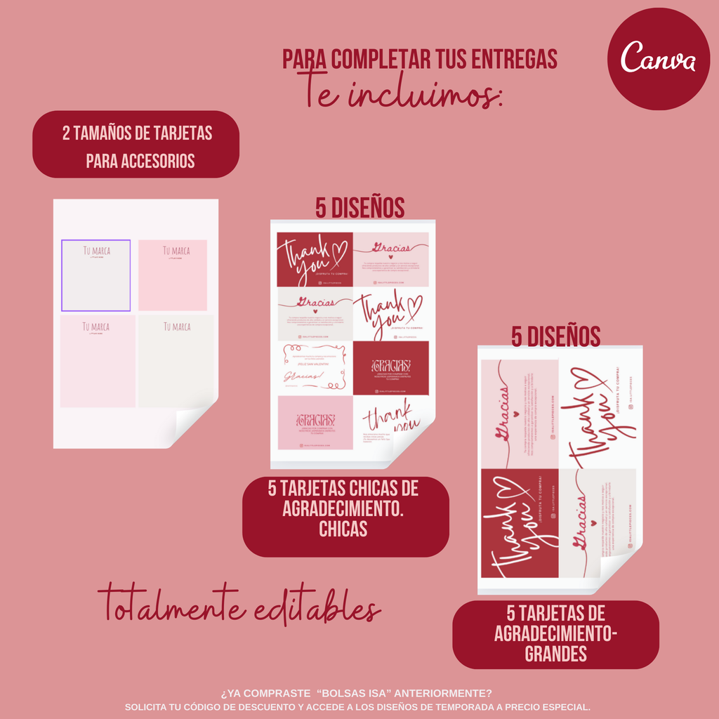 Pack: "With Love"+Plantillas Base-Editables