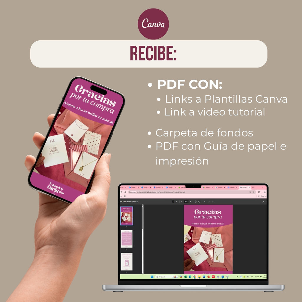 Empaques Mágicos (2 Diseños)-P. Editables