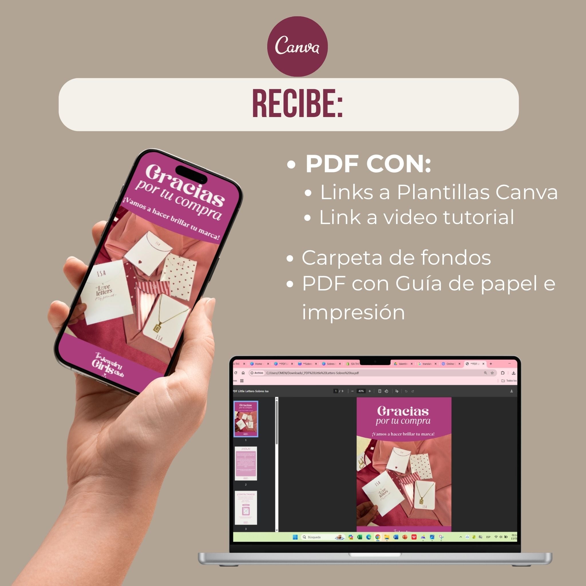 Empaques Mágicos (2 Diseños)-P. Editables