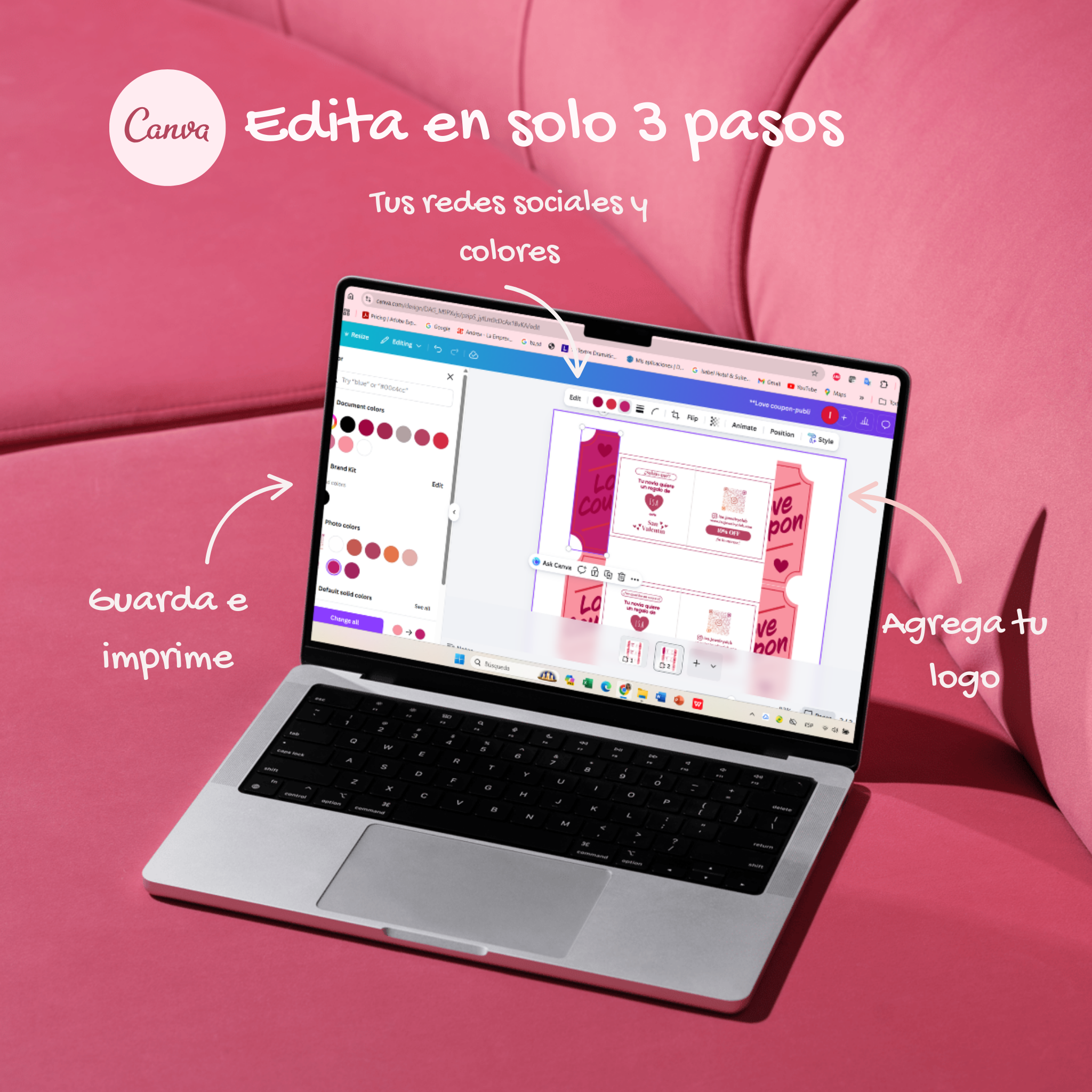Publi "Love Coupon"- Editables