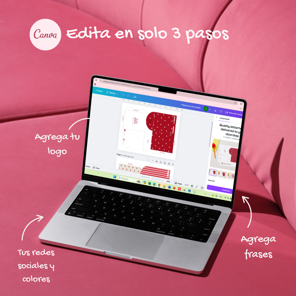 Sobres Isa-Plantillas Editables