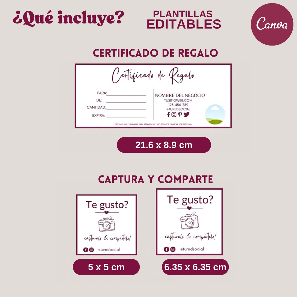 Pack Profesionaliza tu Negocio-Plantillas Editables