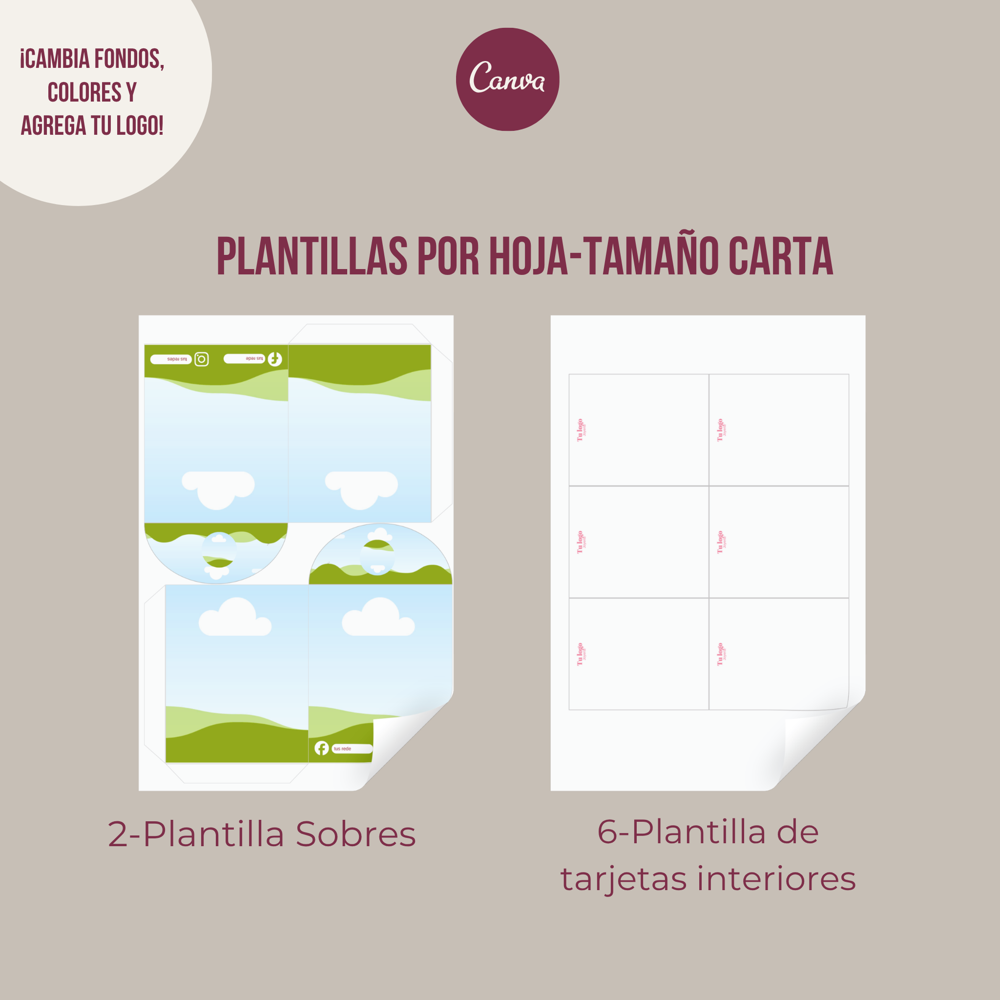 Sobres Isa- Editables