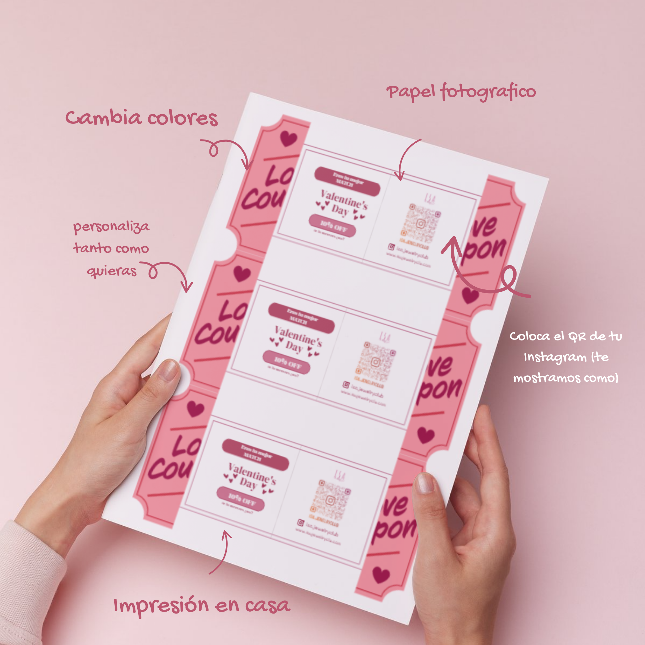 Publi "Love Coupon"- Editables
