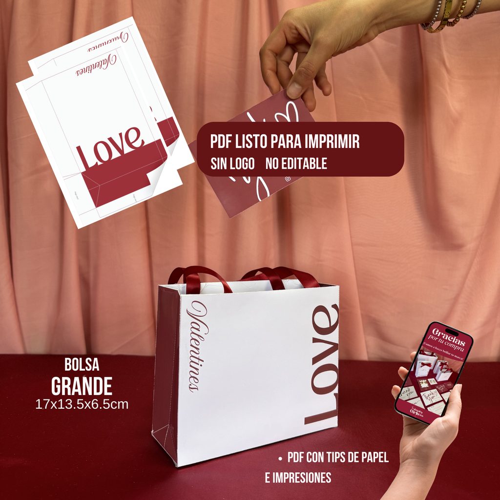 Bolsas Valentines-Listas para imprimir (PDF)
