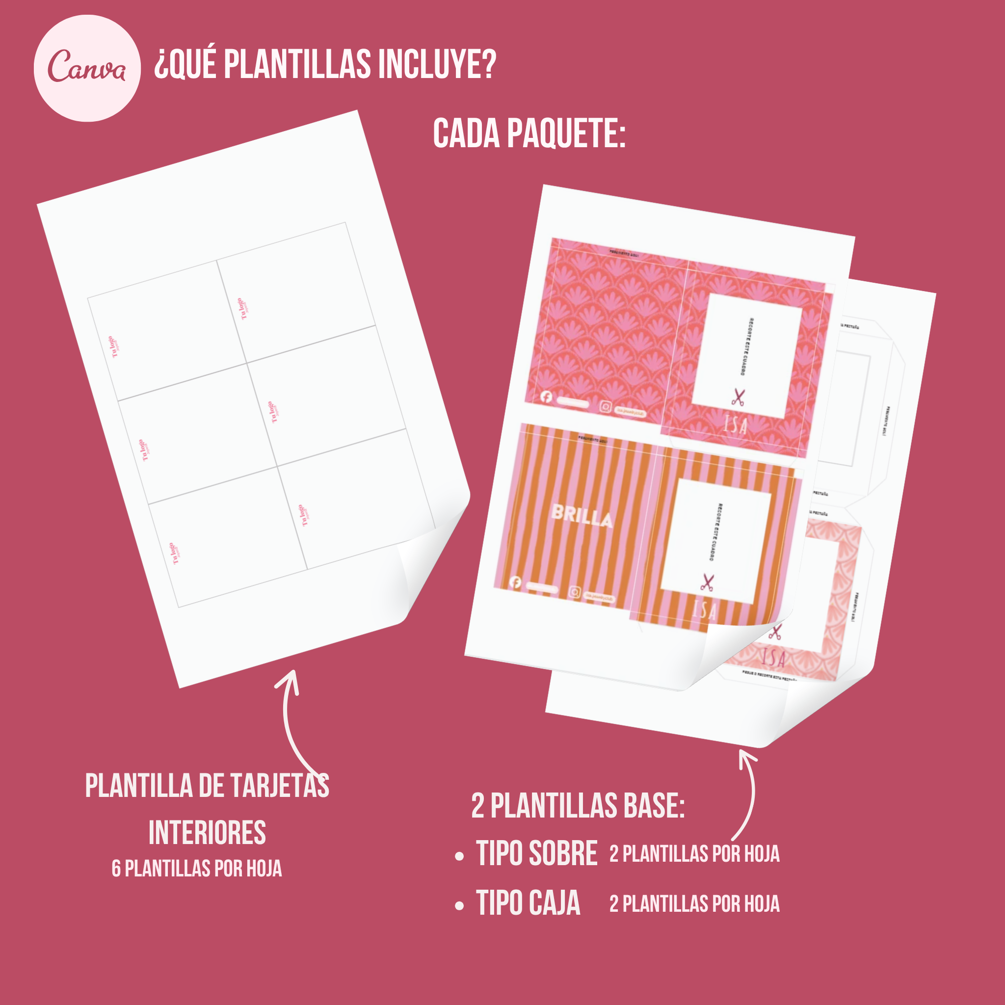 Empaques Mágicos (2 Diseños)-P. Editables