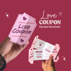 Publi "Love Coupon"- Editables