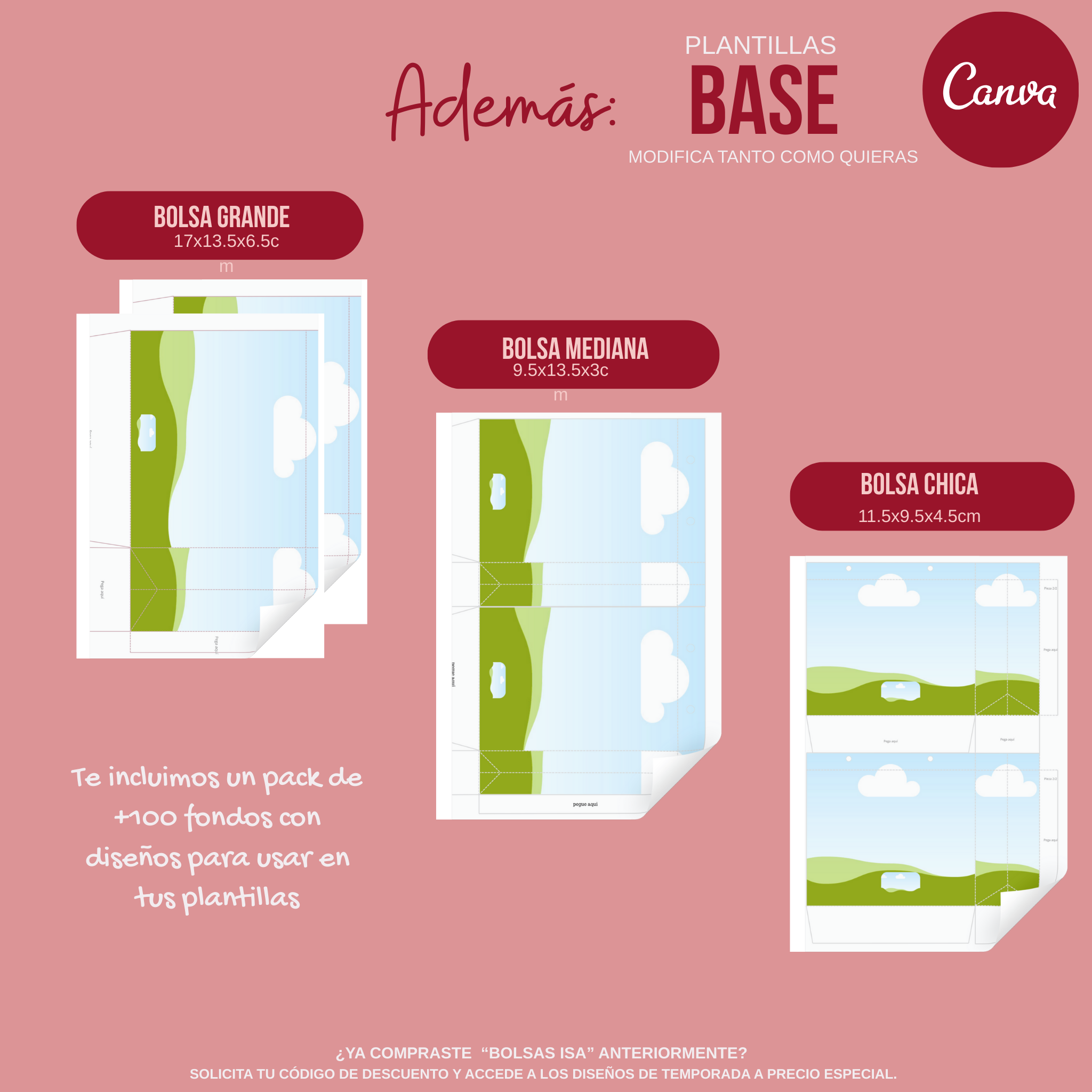 Pack: "Valentines"+Plantillas Base-Editables