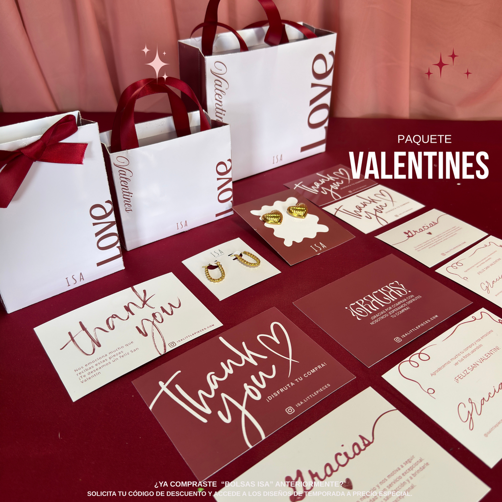 Pack: "Valentines"+Plantillas Base-Editables