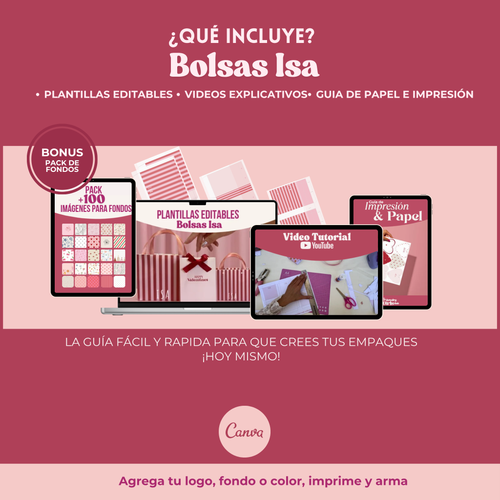 Bolsas Boutique-P. Editables (Pack o individual)