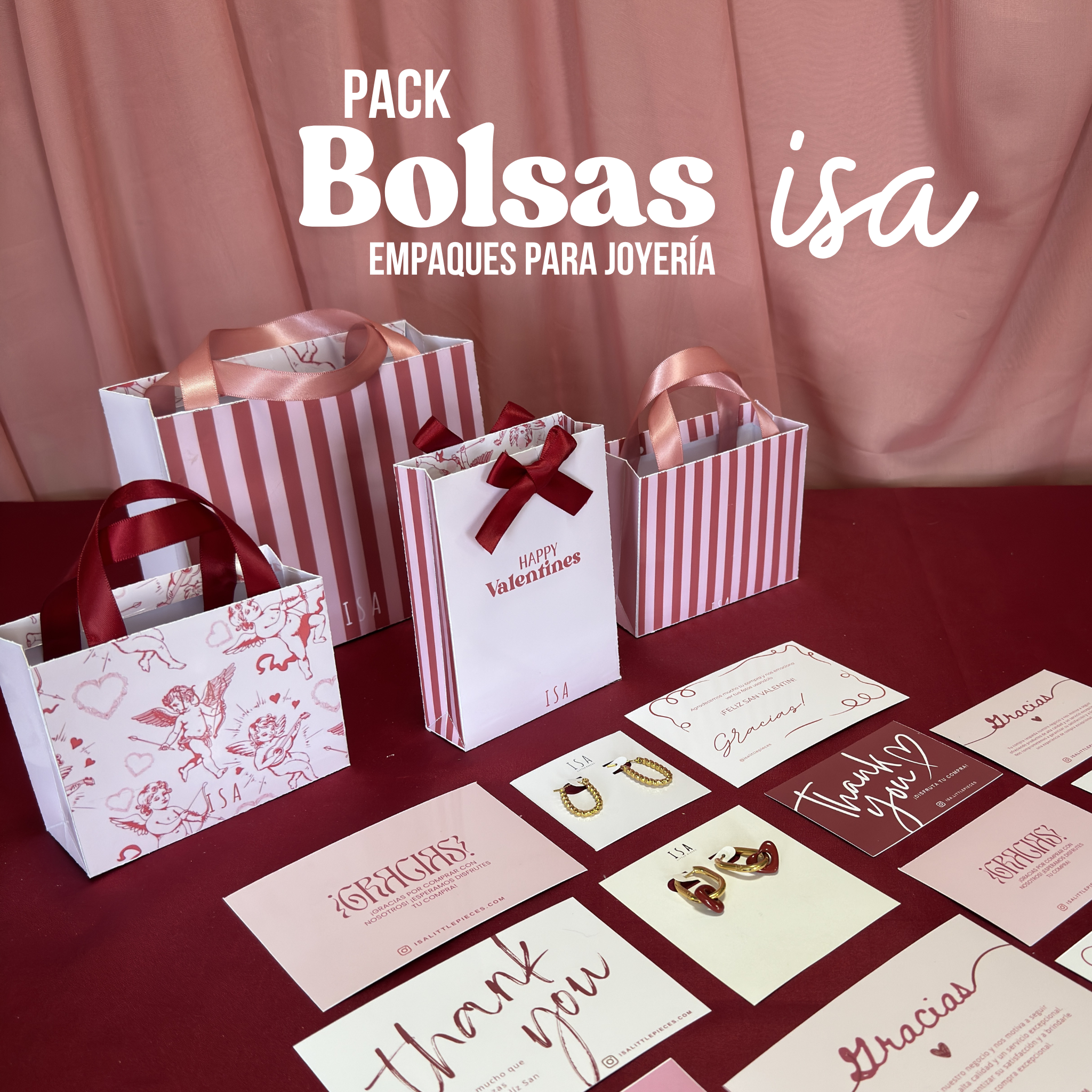 Pack Bolsas y tarjetas
