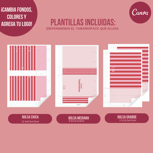 Bolsas Boutique-P. Editables (Pack o individual)