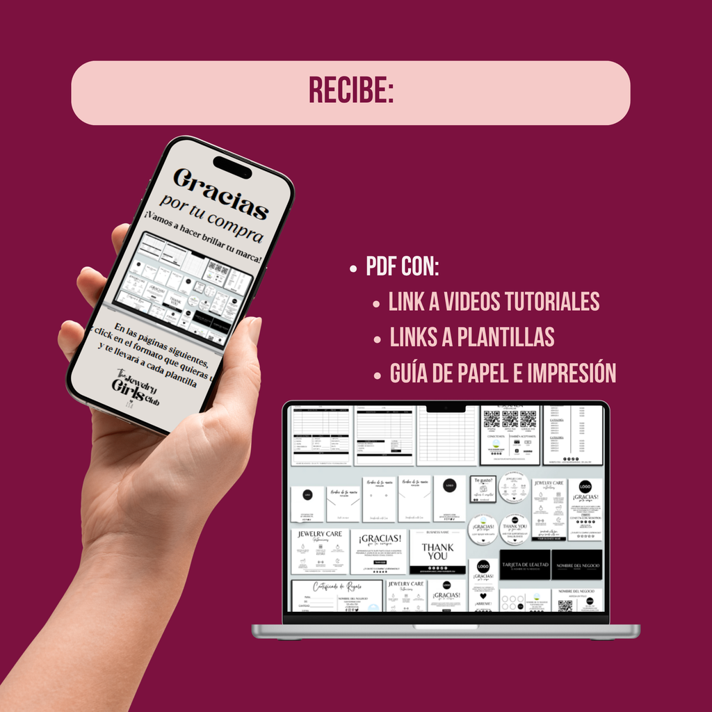 Pack Profesionaliza tu Negocio-Plantillas Editables