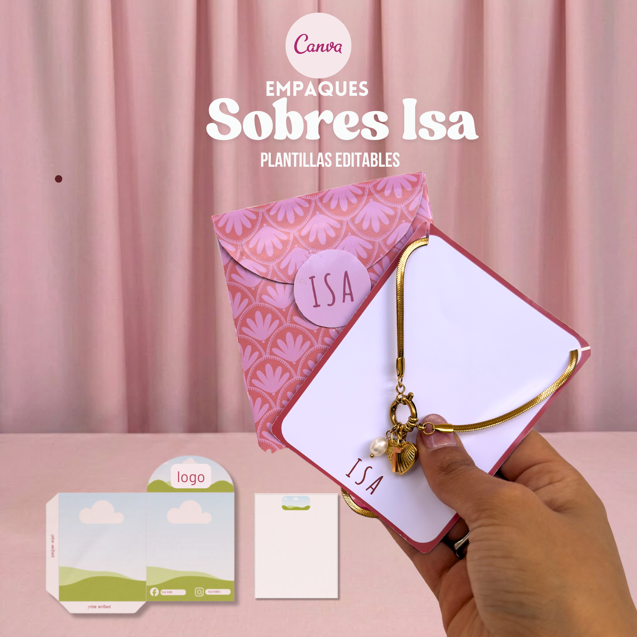 Sobres Isa-Plantillas Editables
