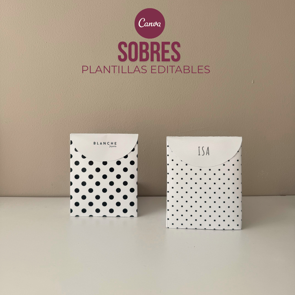 Sobres Isa- Editables